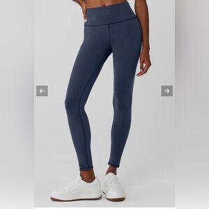 Navy Alo High-Waist Airbrush Legging